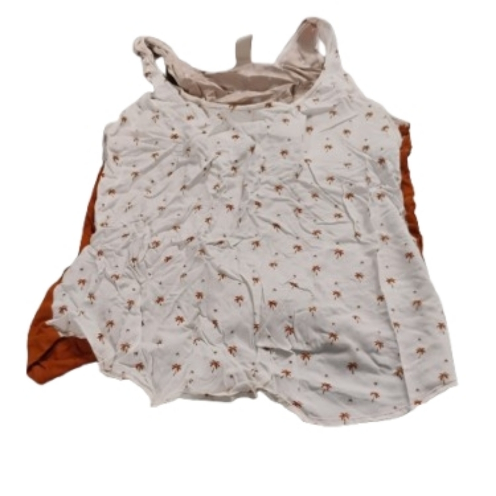 Dolan Anthropologie Women's Palm Tree Print Tank Top Sz S